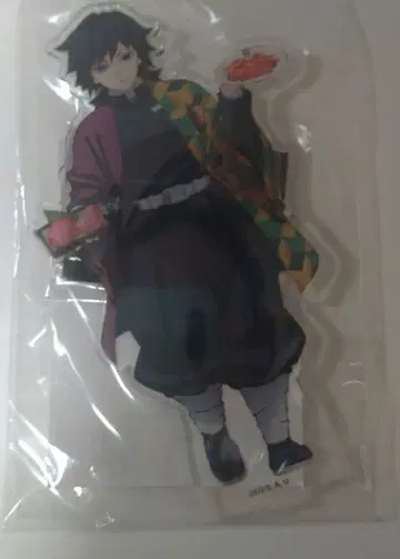 아크릴 스탠드 귀멸의 칼날 우각 토미오카 기유