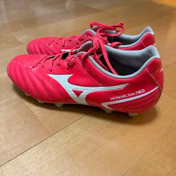 미즈노 모나르시다 네오 축구 레드 모나르시다 네오