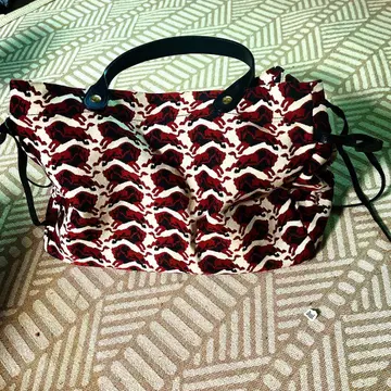 일비종떼 토트 핸드 캔버스 모노그램