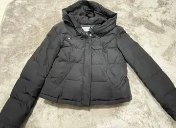 MISCHMASCH 미슈마슈 후드 부착 다운 자켓 숏