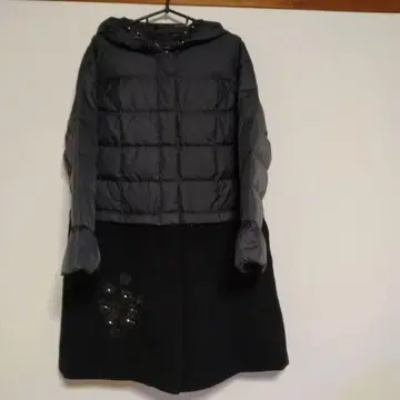 로즈 티아라 다운 블랙 사이즈 42