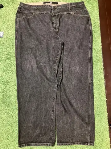 질보 블랙 데님 W52