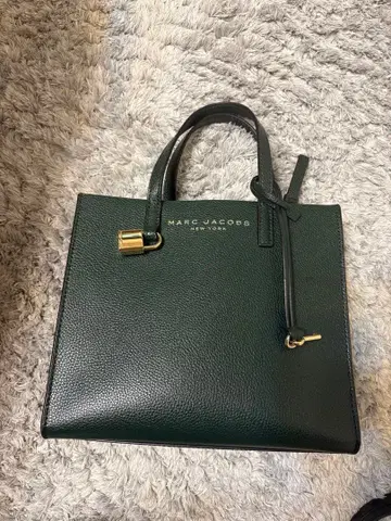 MARC JACOBS 다크 그린 핸드백