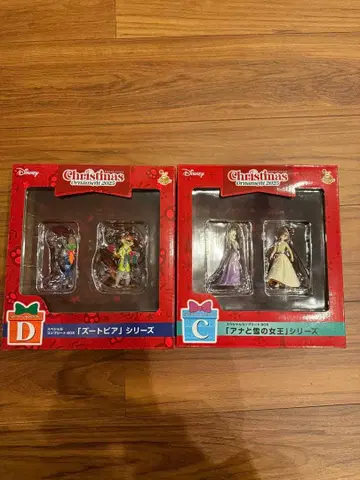 해피 복권 디즈니 크리스마스 오너먼트 안나와 숲속의 동물들