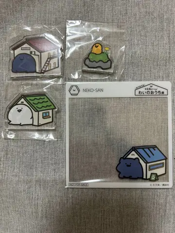 오분구 씨와 함께 나의 집 전시 아크릴 블록 아크릴 카드