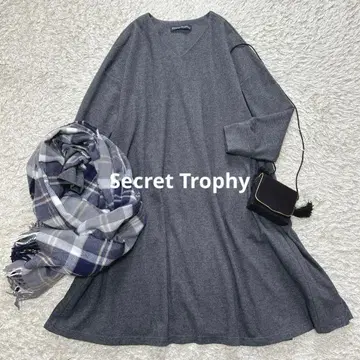 시크릿 트로피 원피스 울라이크 플레어 실루엣 A라인