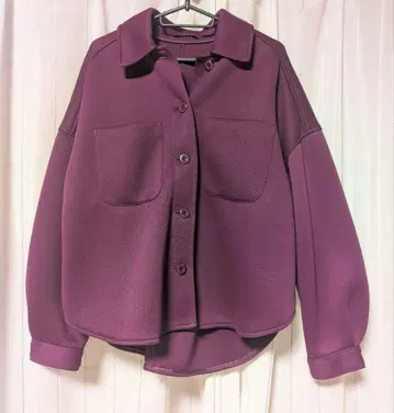 LOUNIE 종이상자 니트 CPO 자켓