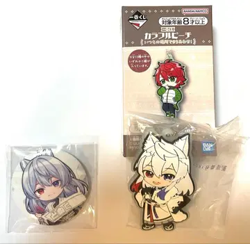 컬러풀 피치 도누쿠 ( 제일복권 키링과 컬러풀 피치 타워 캔뱃지 )