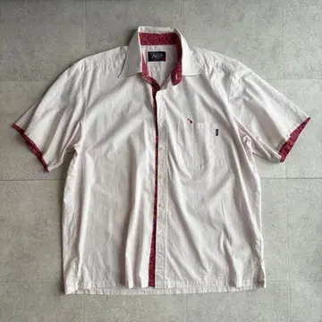 Kahu 오키나와 류큐 스타일 반팔 셔츠 4L