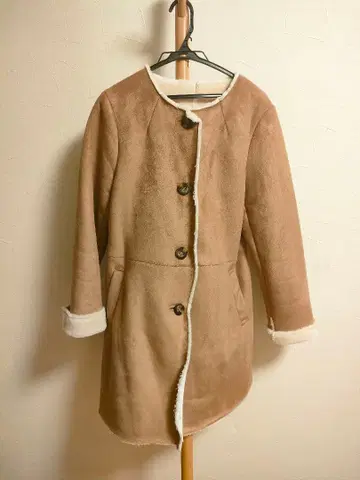 Ray BEAMS 무스탕 코트