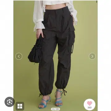 릴리 브라운 LILYBROWN 드로스트 코쿤 카고 팬츠