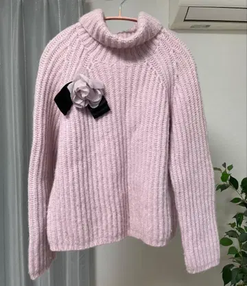 Katespade 핑크 터틀넥 니트 스웨터