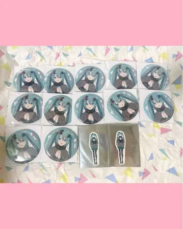 프로세카 하피콜레 바츠미쿠 닫힌 창문의 세계의 미쿠 캔뱃지