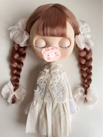 [ 당일 발송 ] coffee 16 모헤어 가발 Blythe