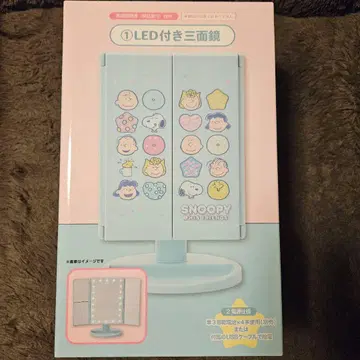 스누피 당첨 복권 LED 부착 삼면경