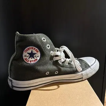 CONVERSE ALL STAR 하이컷 스니커즈 올리브