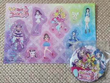 너와 아이돌 프리큐어 퀴즈 랠리 오리지널 캔뱃지 & 반짝이 스티커