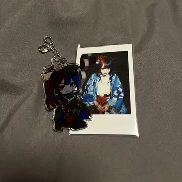 마큐로 아이사키 유우리 폴라로이드 아크링 키링