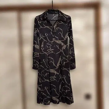 RULE 셔츠 원피스 긴팔 블랙