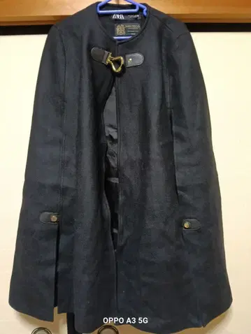 ZARA Manteco 블랙 롱 코트 정크제품