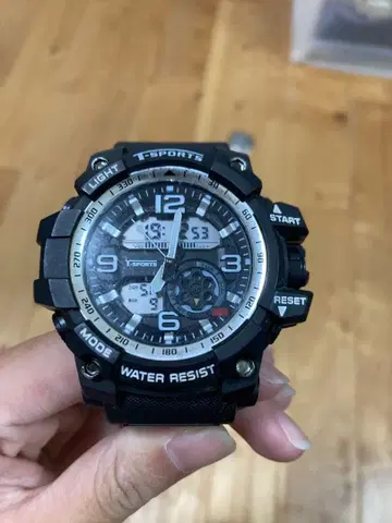 T-SPORTS 스포츠 워치 방수 블랙