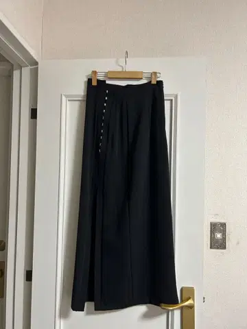 SNIDEL 블랙 롱 스커트