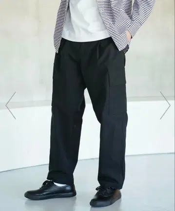 [ 새상품급 ] 클린 스트레치 카고 팬츠 블랙