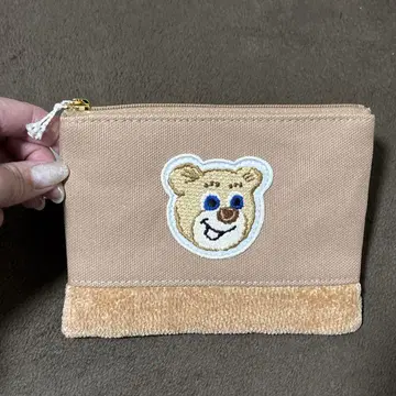 LOVERARYBYFEILER 곰 파우치 베이지색 새상품!