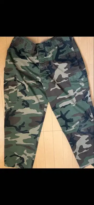 카모플라쥬 카고 팬츠 XL