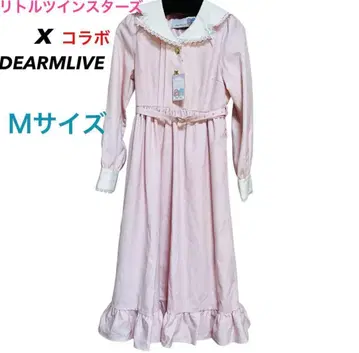 새상품 리틀트윈스타 x DEARMLIVE M 사이즈 원피스 핑크