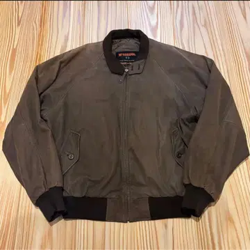 80s M'GREGOR 가죽 드리즐러 자켓 a-2 ma1