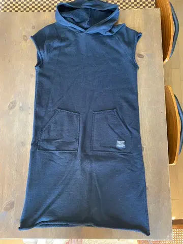 neighborhood 여성용 맨투맨 원피스 블랙