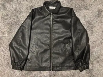 블랙 가죽 자켓