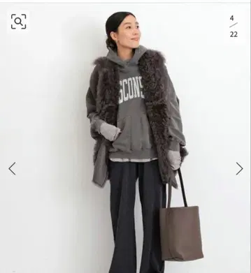 미사용 라빠르망 레미 리프 로고 후드 부착 맨투맨