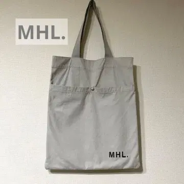 MHL 마가렛호웰 한정판 토트백 캔버스 라이트 그레이