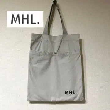 MHL 마가렛호웰 한정판 토트백 캔버스 라이트 그레이