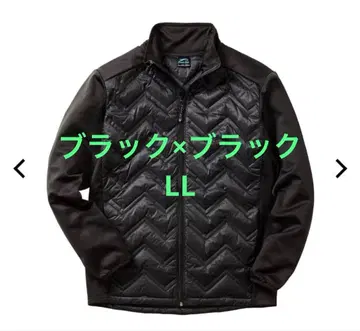 [ 새상품 ] 워크맨 MIX 다운 크로스 쉴드 자켓 LL 블랙 x 블랙