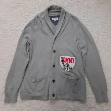 타미힐피거 가디건 그레이 코튼 L