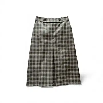 [ ASTRAET ] 체크 박스 플리츠 스커트