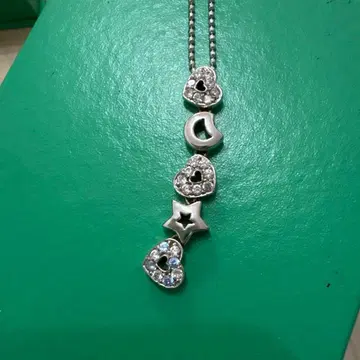 SCHANVENU 하트, 달, 별 실버 목걸이