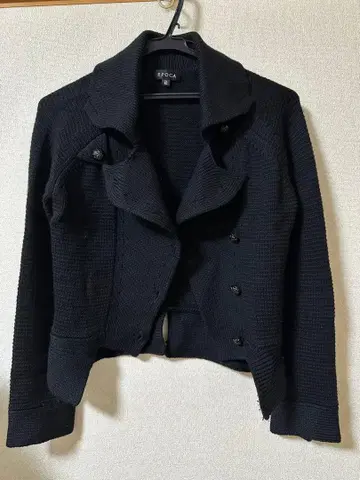 EPoca 블랙 니트 자켓