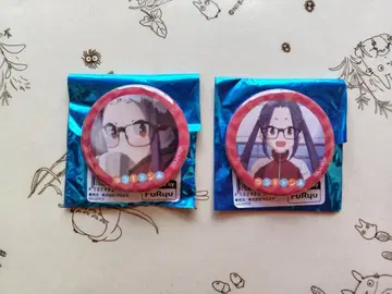 유루캠 랜덤 캔뱃지 오가키 치아키 2개 세트