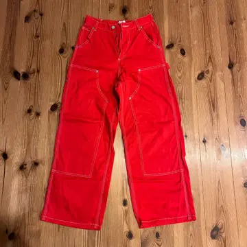 RODEOCROWNS 페인터 팬츠 빨간색 M