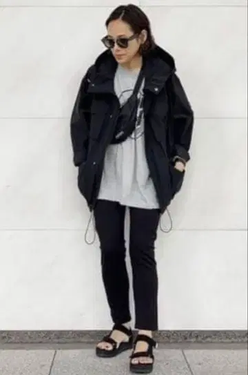 예티 필드 자켓 프리 사이즈 블랙