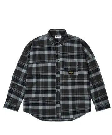 PALACE LUMBER YAK PATCH OVERSHIRT BLACK