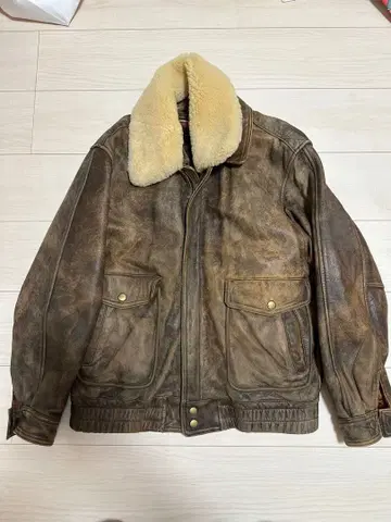 G-1 플라이트 자켓 양가죽