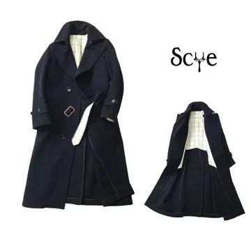 SCYE 사이 새상품급 울 벨티드 코트 사이즈 38
