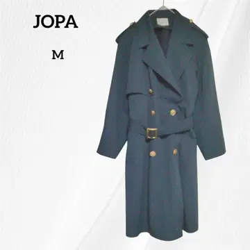 JOPA 울 코트 롱 코트 트렌치코트 M 네이비