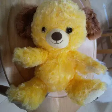 디즈니 봉제 인형 옐로우 컬러