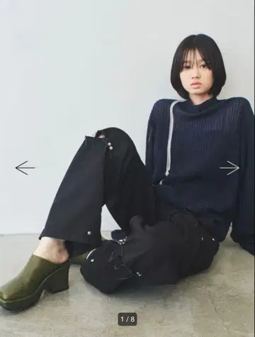 soduk 스도크 dots work pants / Black M 사이즈